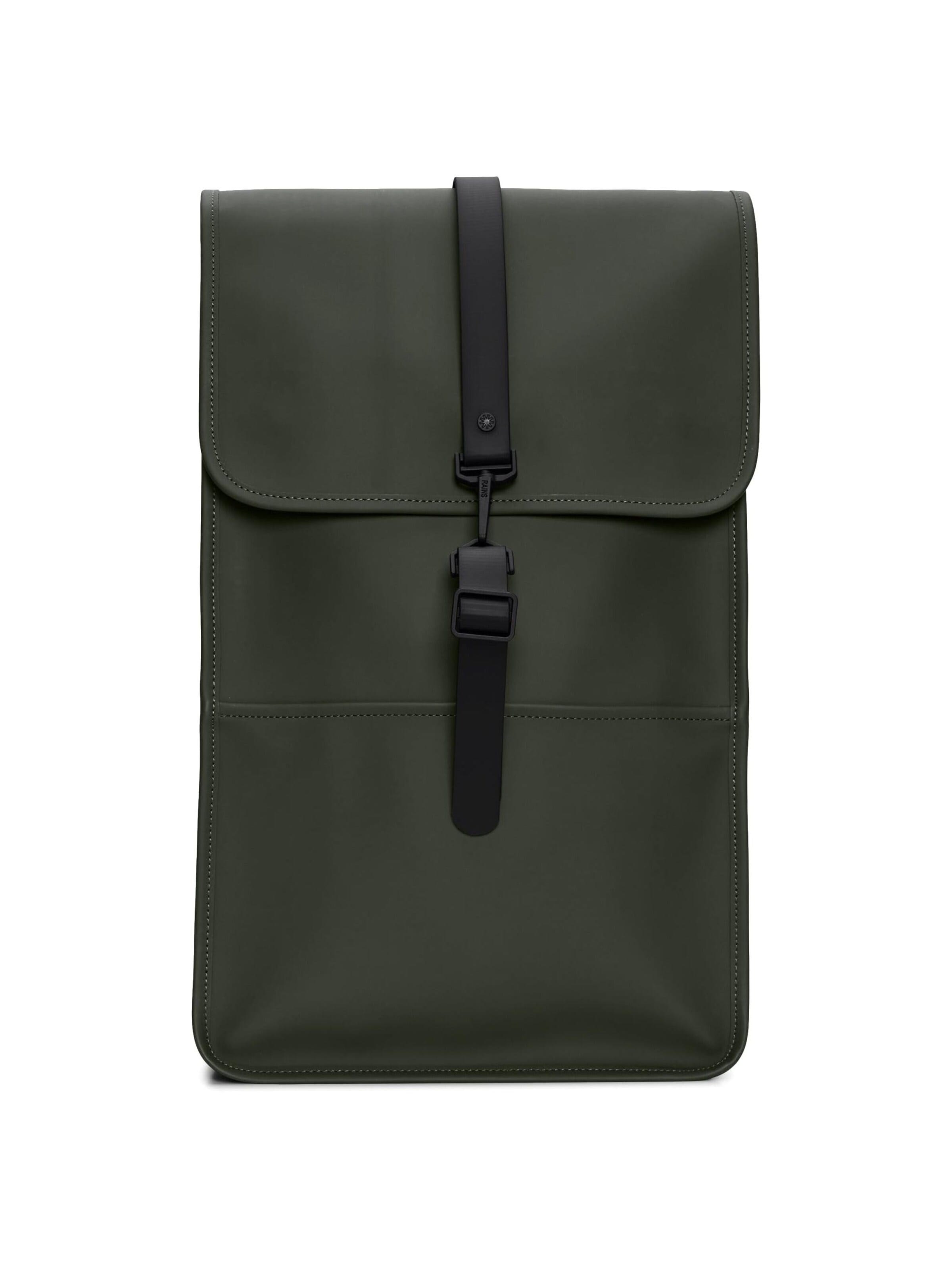 RAINS Rucksack‌ in Grün: Vorderseite