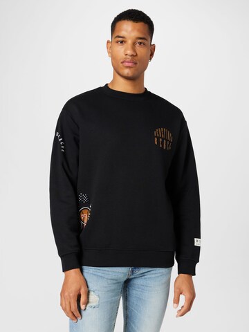 Redefined Rebel - Sweatshirt 'Younes' em preto: frente