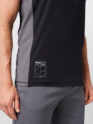 FILA Functioneel shirt 'RACHOW' in Zwart