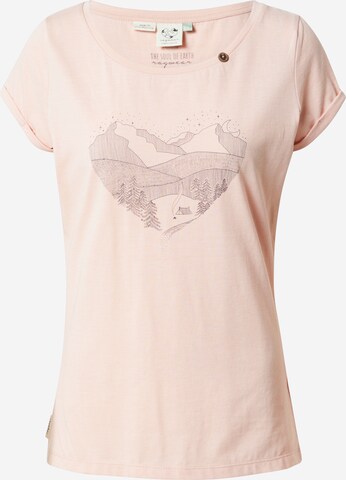 T-shirt 'FLORAH' Ragwear en rose : devant