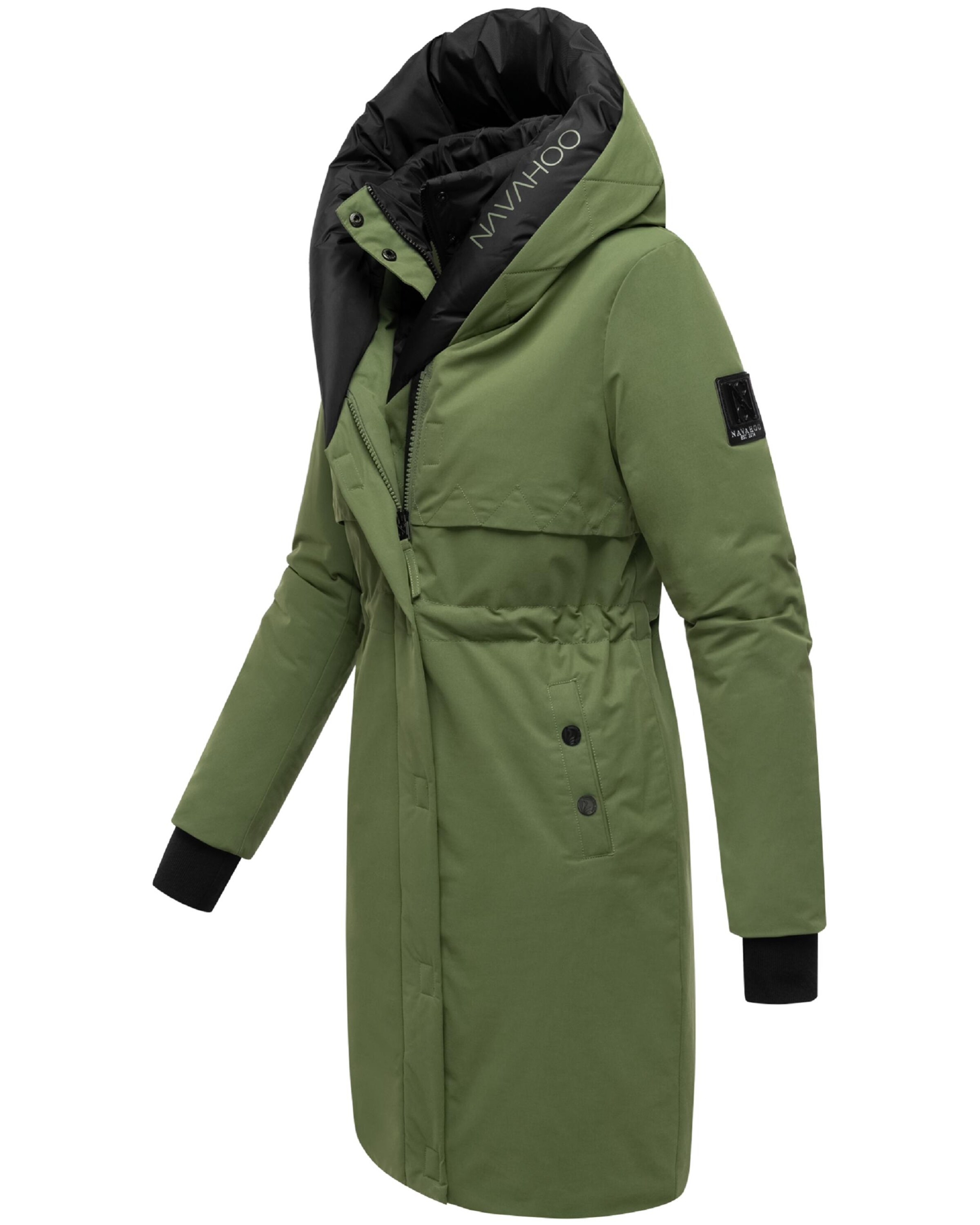NAVAHOO Wintermantel in Groen