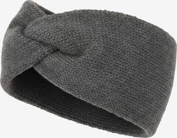 styleBREAKER Headband 'Feinstrick Stirnband Twist Knoten' in Grey: front
