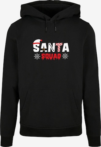 Merchcode Sweatshirt 'Santa Squad' in Schwarz: predná strana