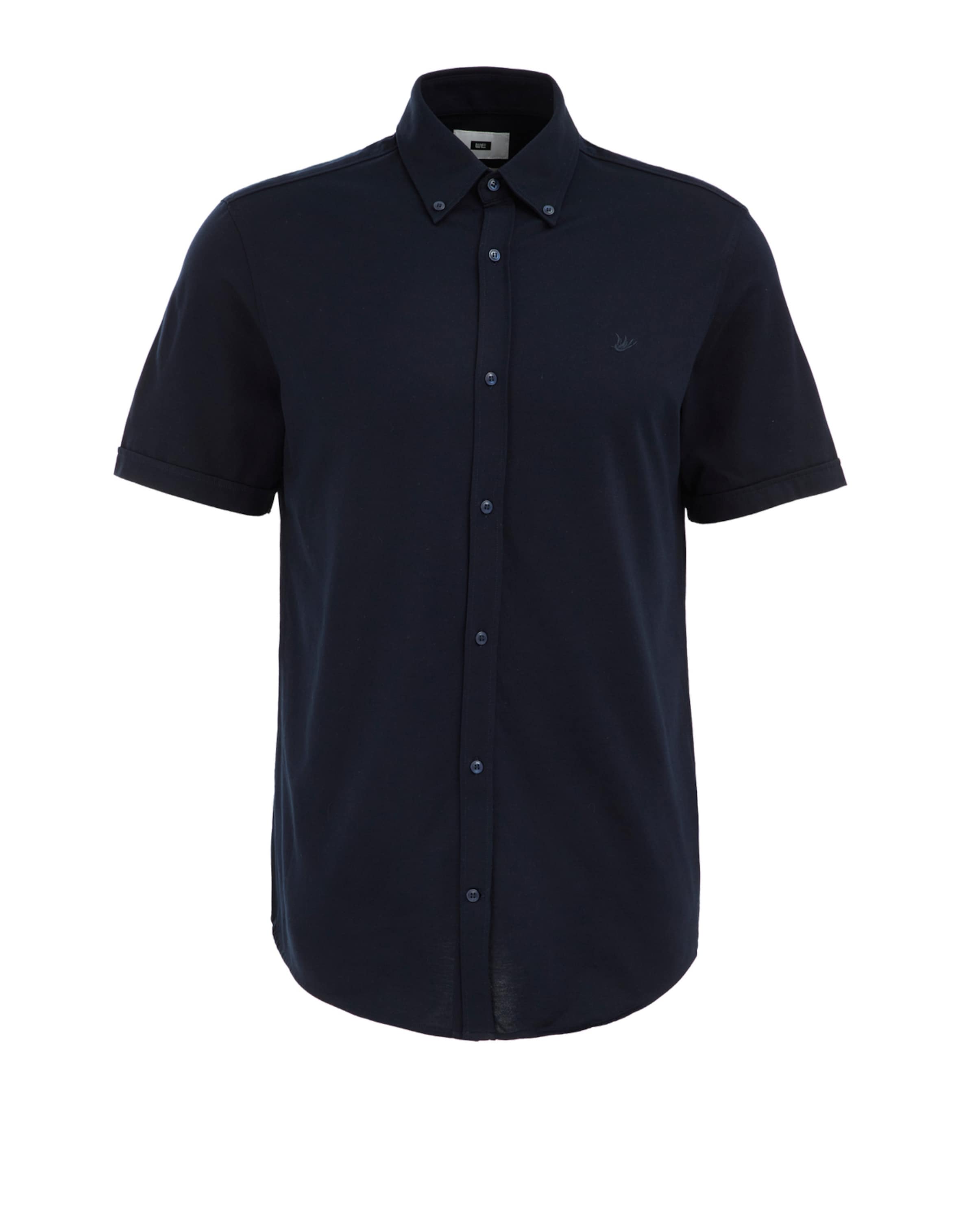 Coupe slim Chemise WE Fashion en bleu : devant
