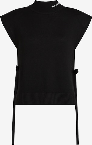 Karl Lagerfeld Top in Black: front