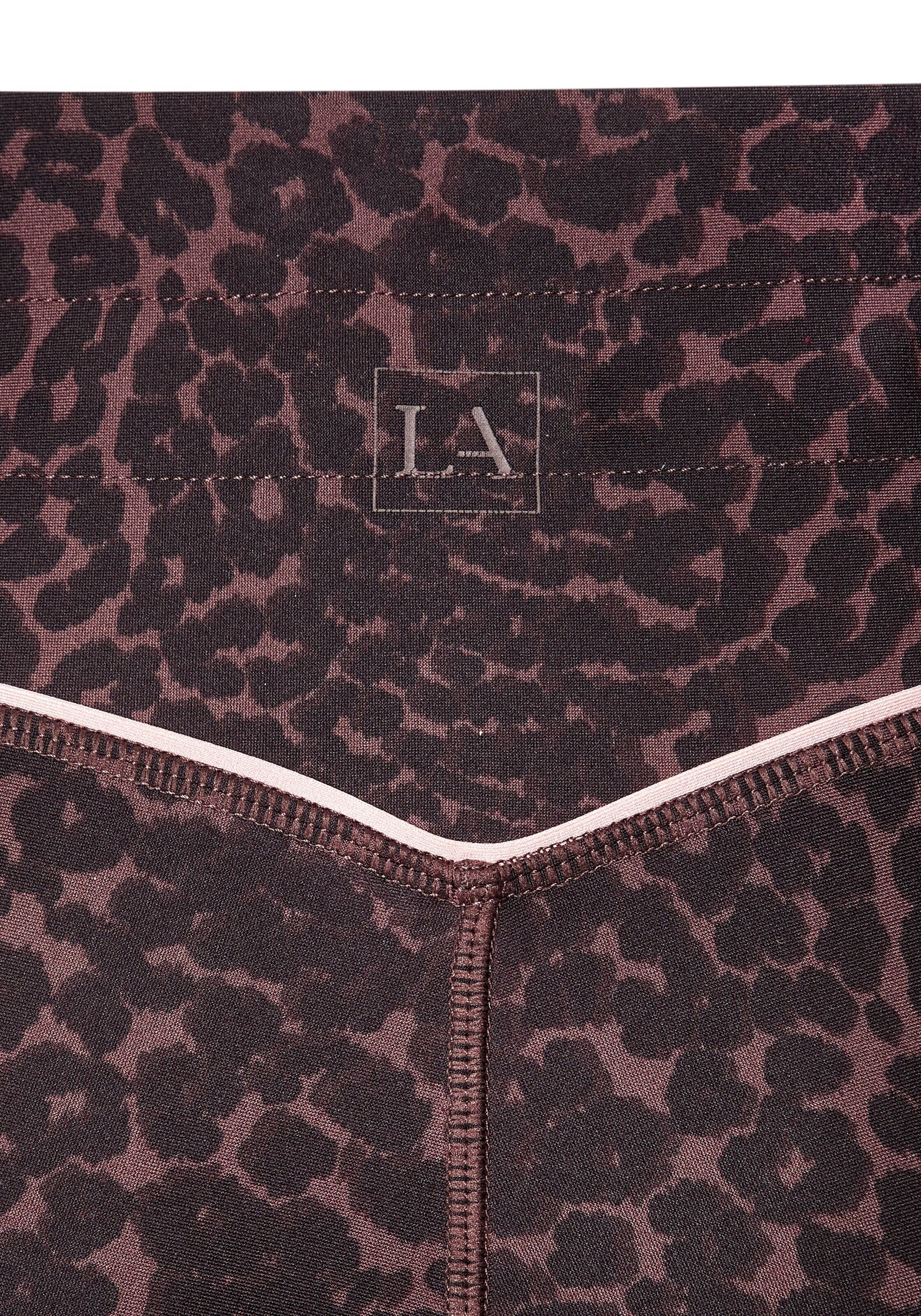LASCANA ACTIVE Skinny Workout Pants in Brown