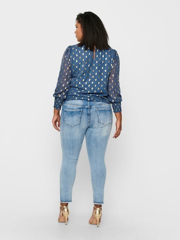 ONLY Carmakoma Skinny Jeans in Blau