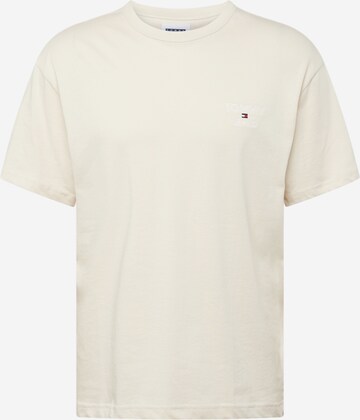 T-Shirt Tommy Jeans en beige : devant