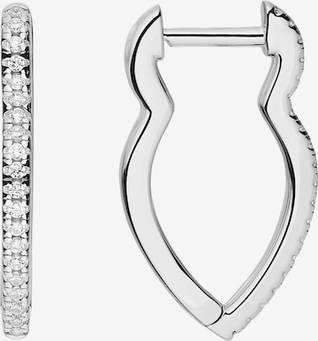 Jobo Earrings in Silver: front
