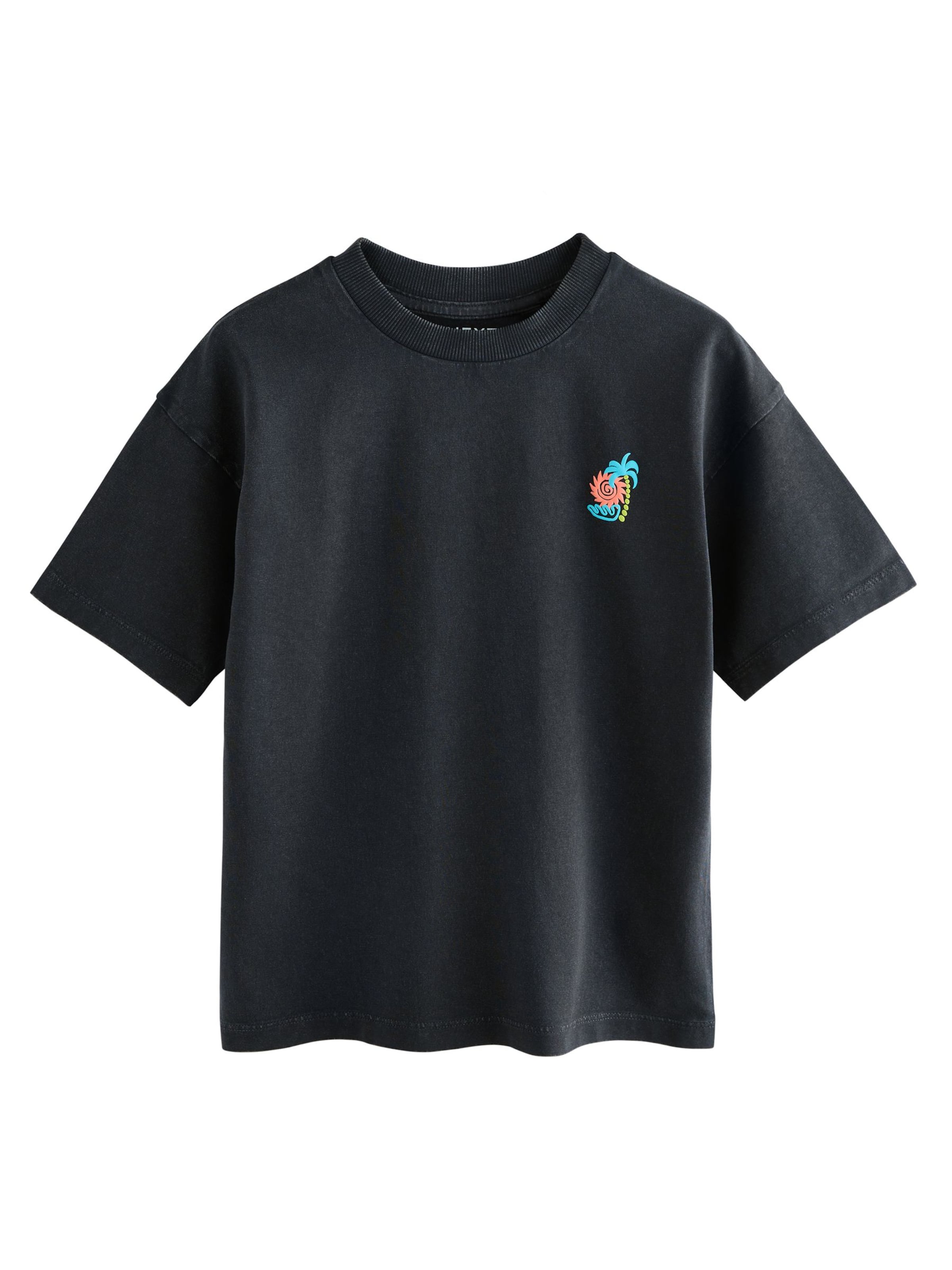 Next T-Shirt in Grau: Vorderseite