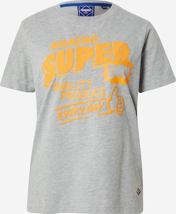 Tricou de la Superdry pe gri: față