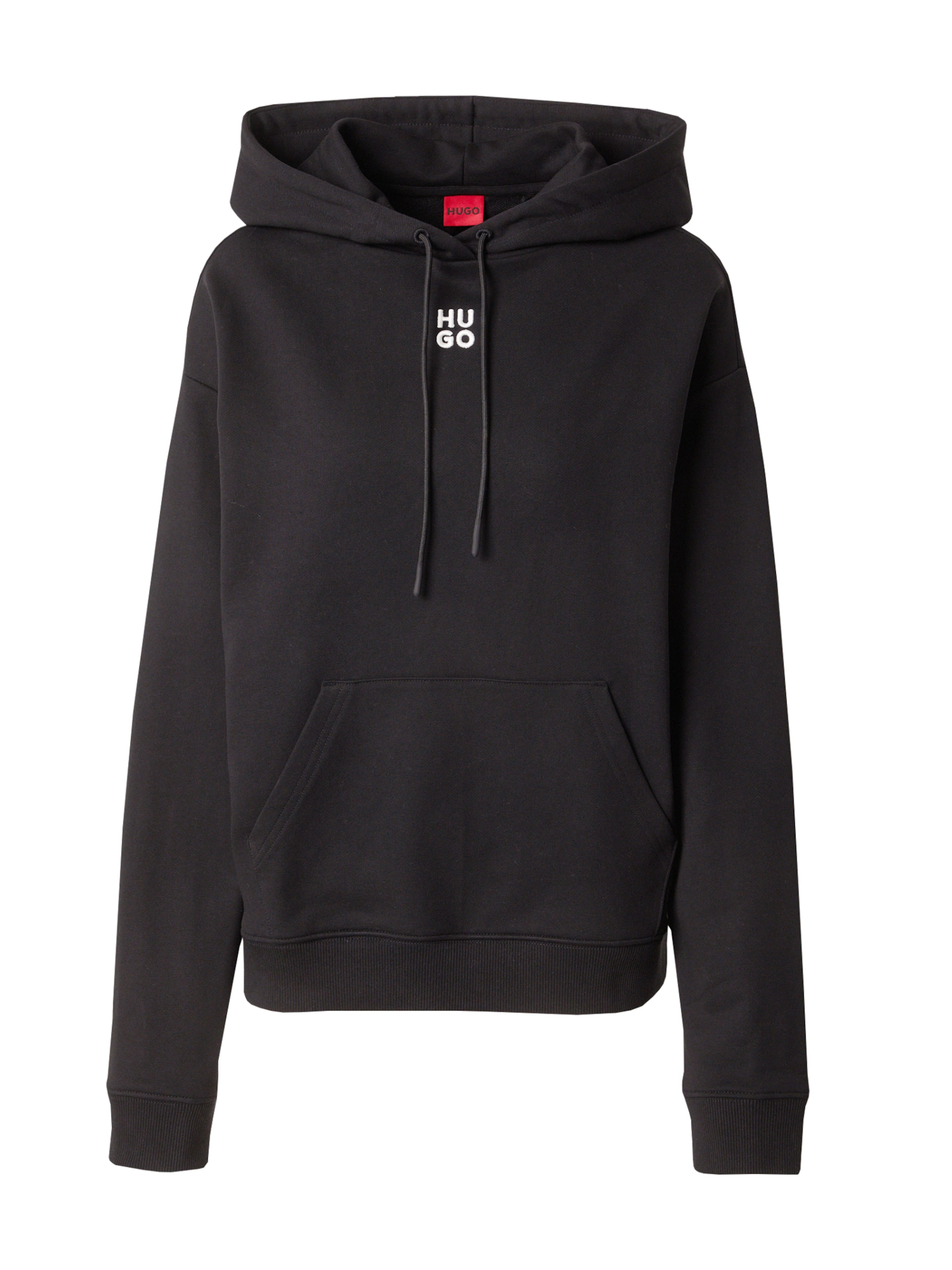 HUGO Bluzka sportowa &#x27;Delfinia&#x27; w kolorze czarny: przód