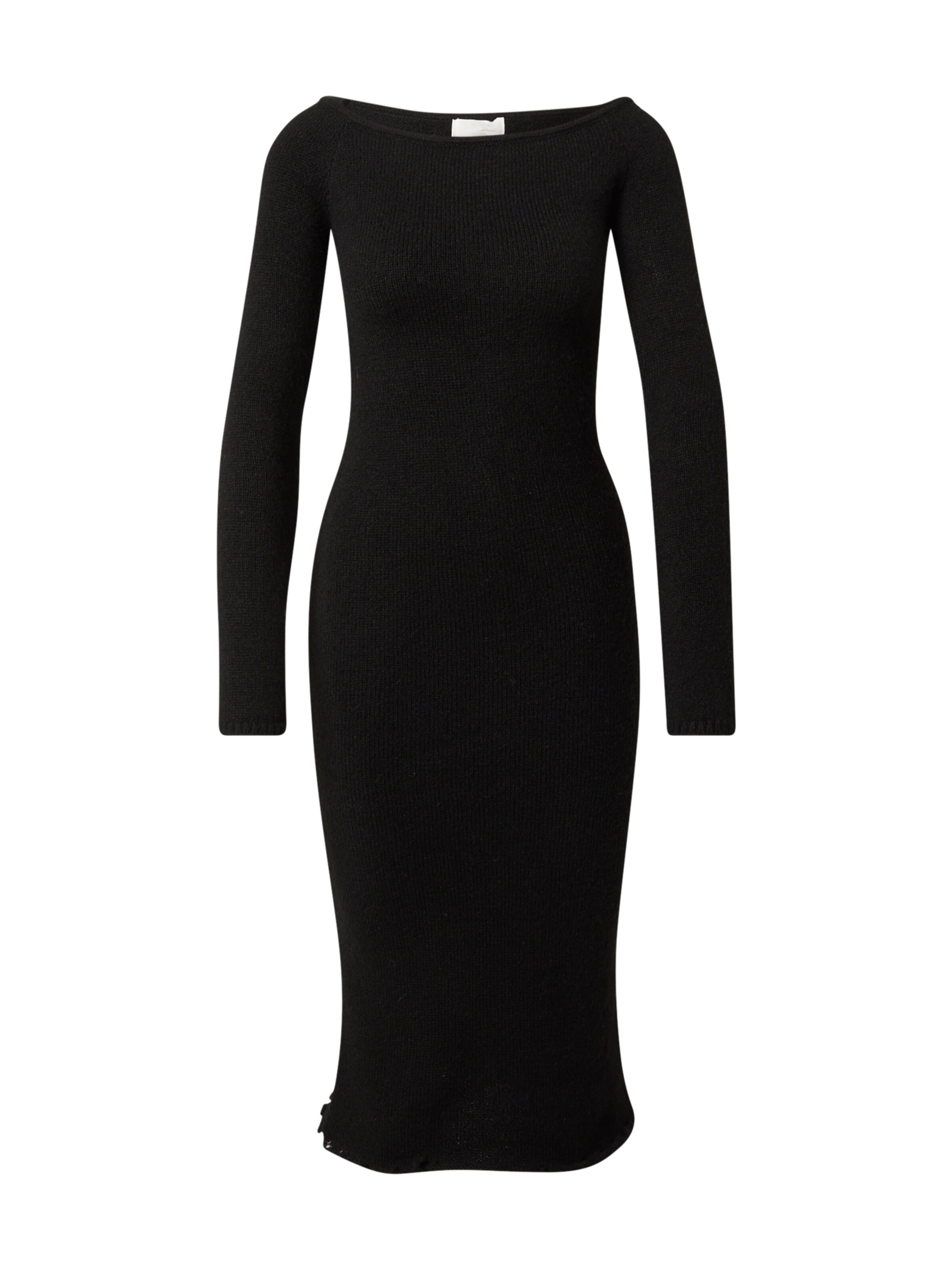 Frauen Große Größen LeGer by Lena Gercke Strickkleid 'Fanny' in Schwarz - QH31805 Frauen Große Größen LeGer by Lena Gercke Strickkleid 'Fanny' in Schwarz - QH31805