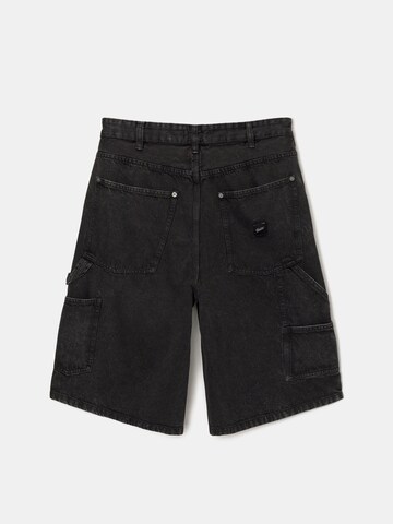 Loosefit Jean Pull&Bear en noir