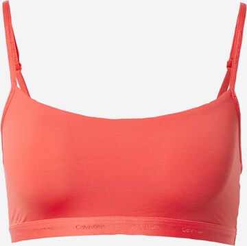 Bustier Soutien-gorge Calvin Klein Underwear en rouge : devant