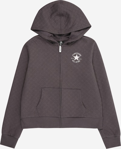 CONVERSE Gornji dio trenirke 'STAR' u tamo siva / bijela, Pregled proizvoda