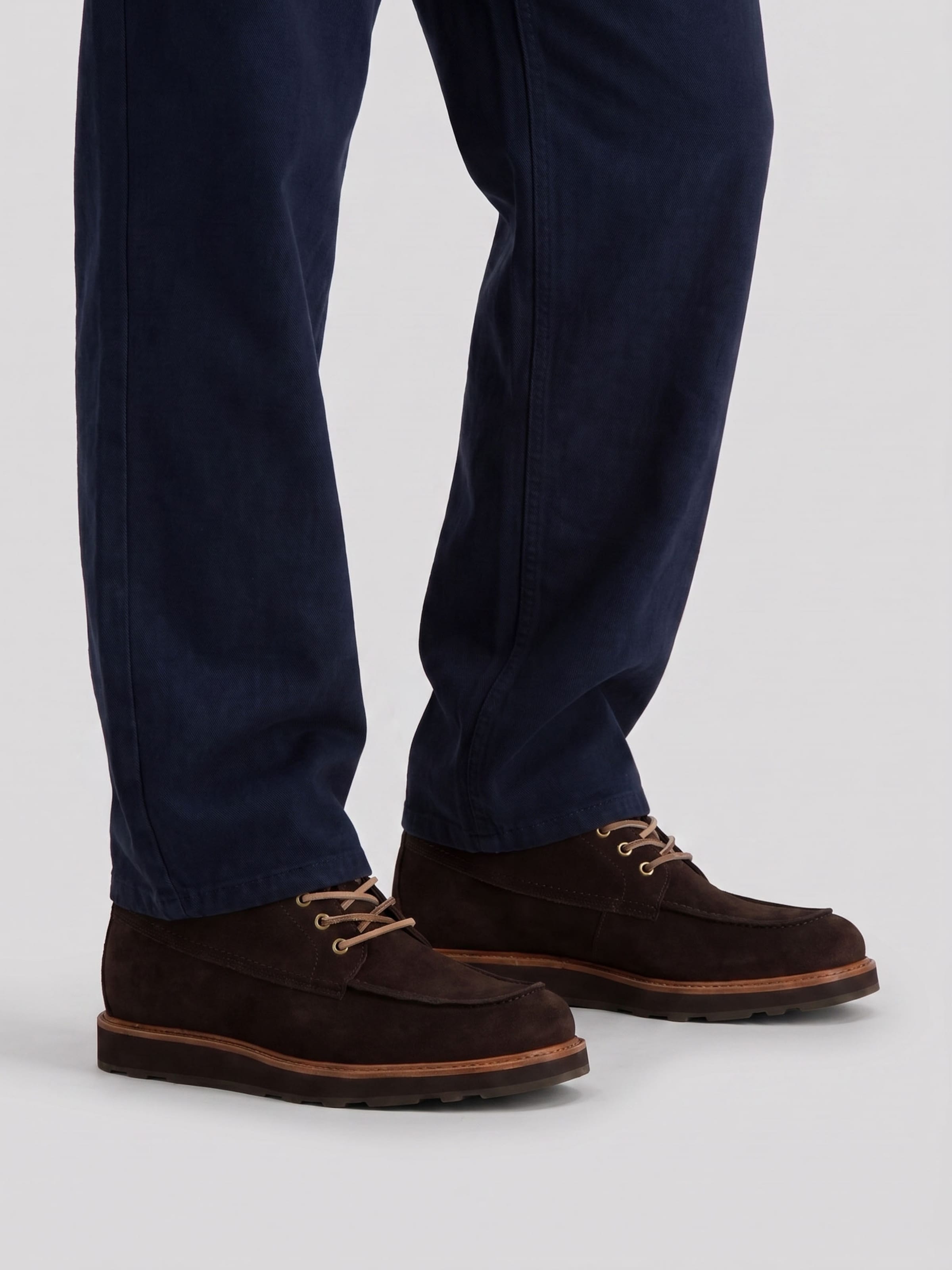 BLACKSTONE Boots med snörning 'PERIDO ASHER MID' i brun