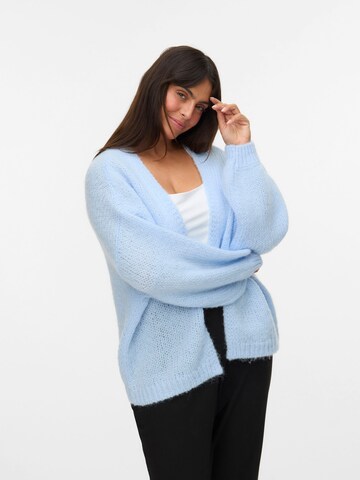 Vero Moda Curve Knit cardigan 'VMMaybe' in Blue: front