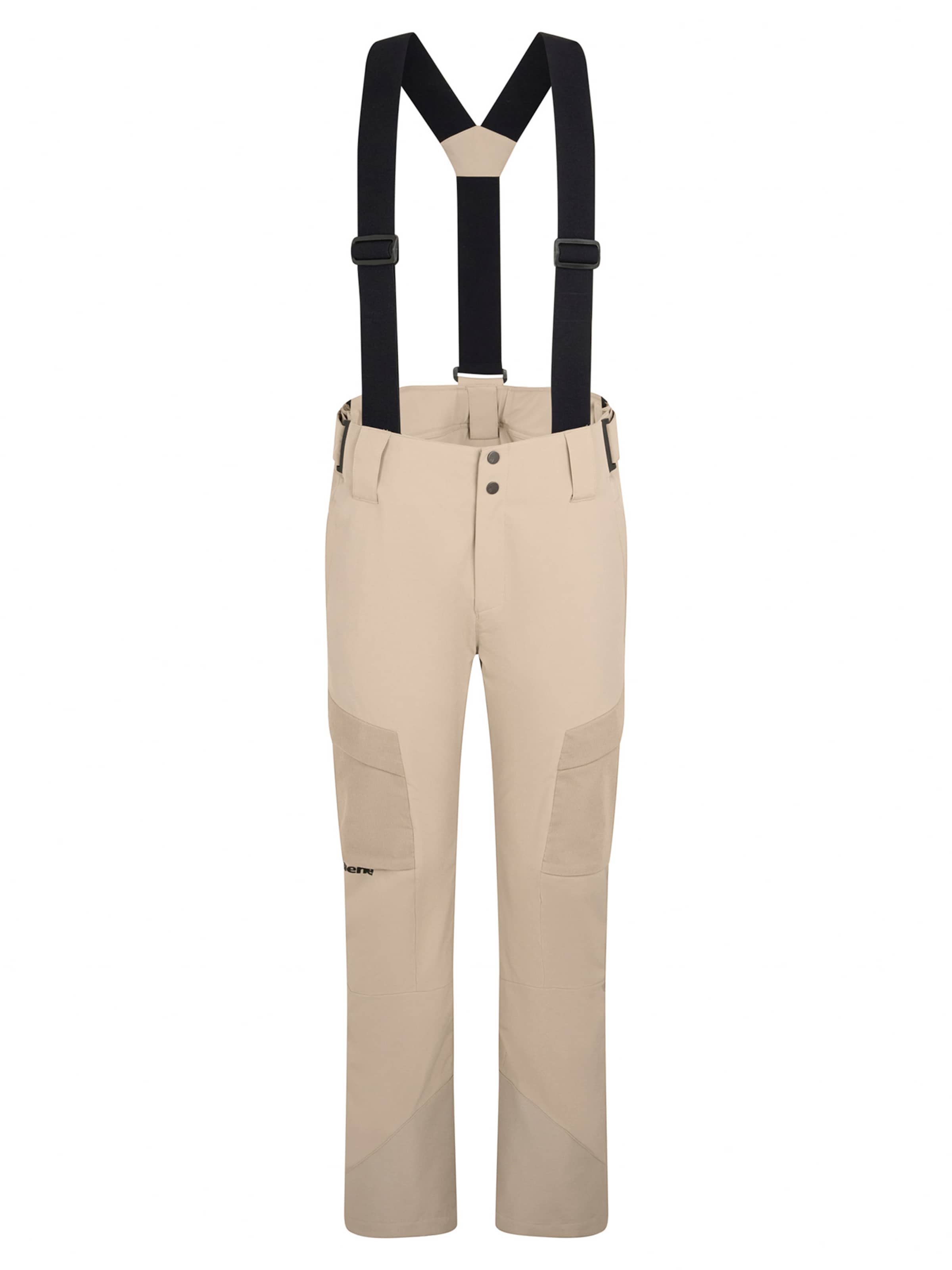 ZIENER Regular Hose 'TOXA-Z' in Beige: Vorderseite