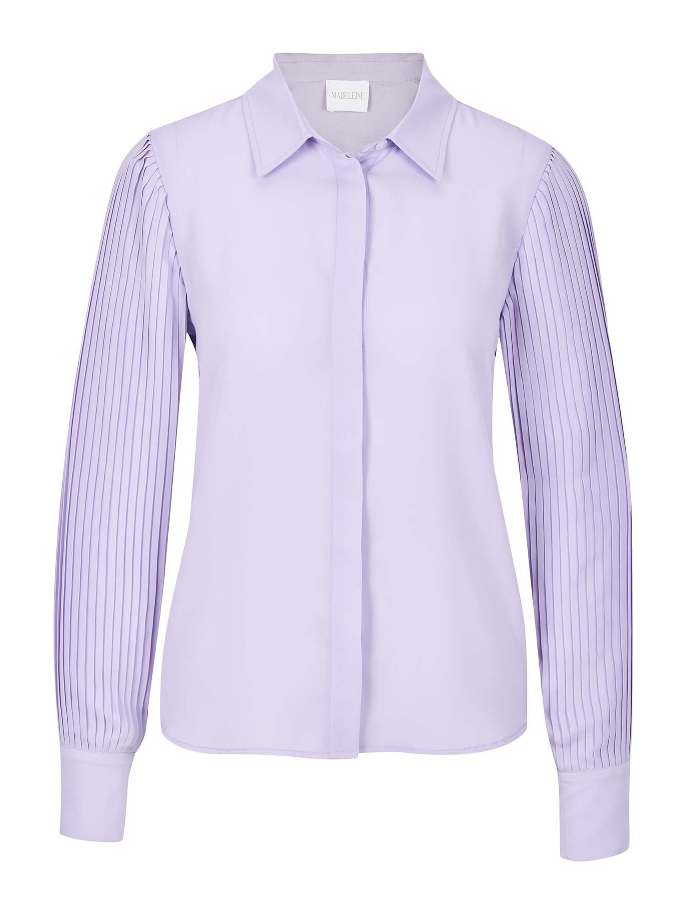MADELEINE Bluse in Lila: Vorderseite