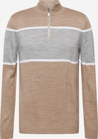 BURTON MENSWEAR LONDON Sweater in Grey: front