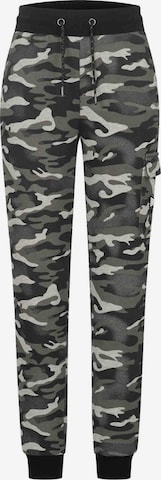 Tapered Pantaloni 'COLLYHURST' de la LONSDALE pe gri: față