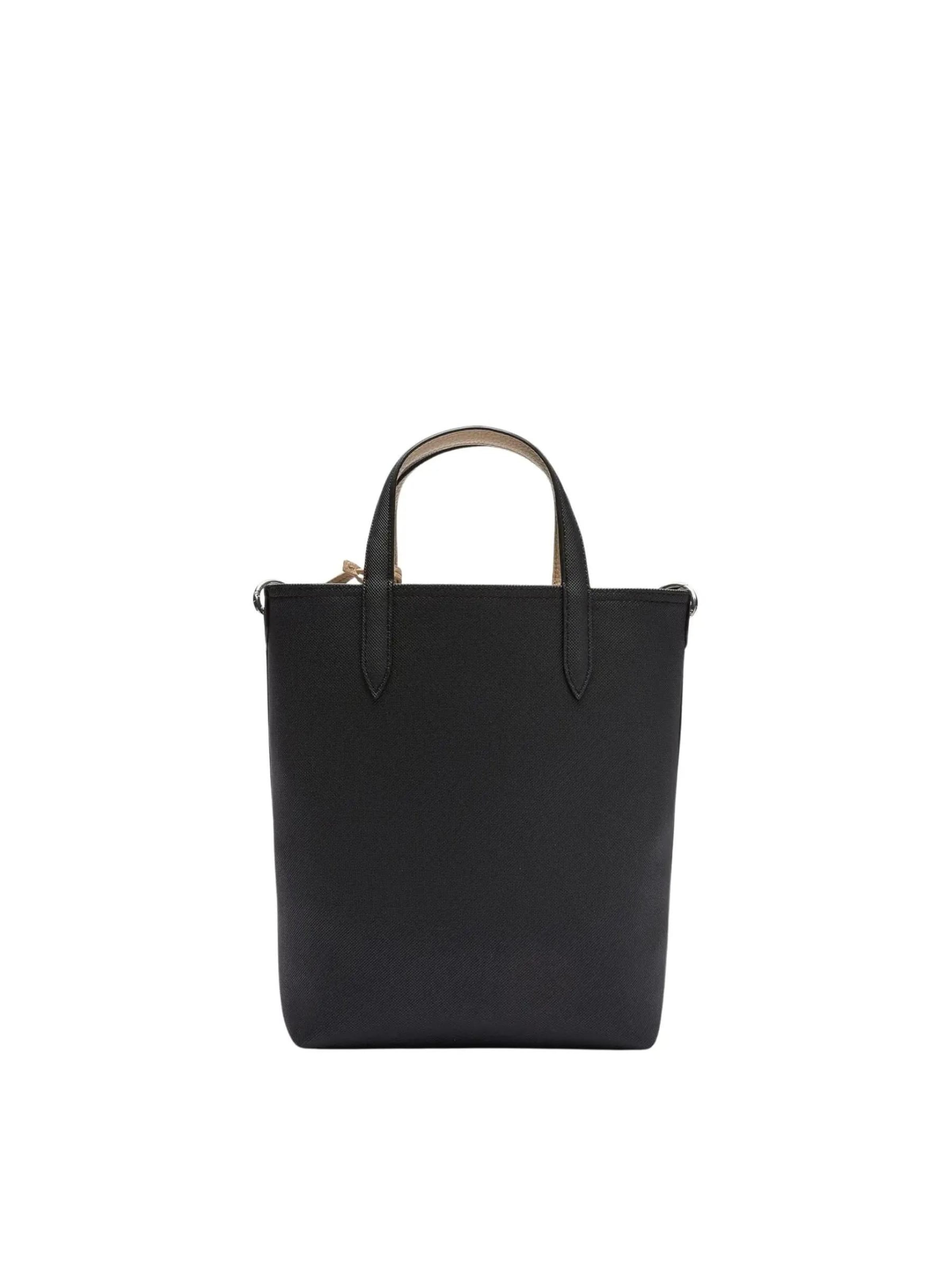 LACOSTE Torba shopper 'Lacoste Cabas/shopping réversible Noir Krema' w kolorze czarny