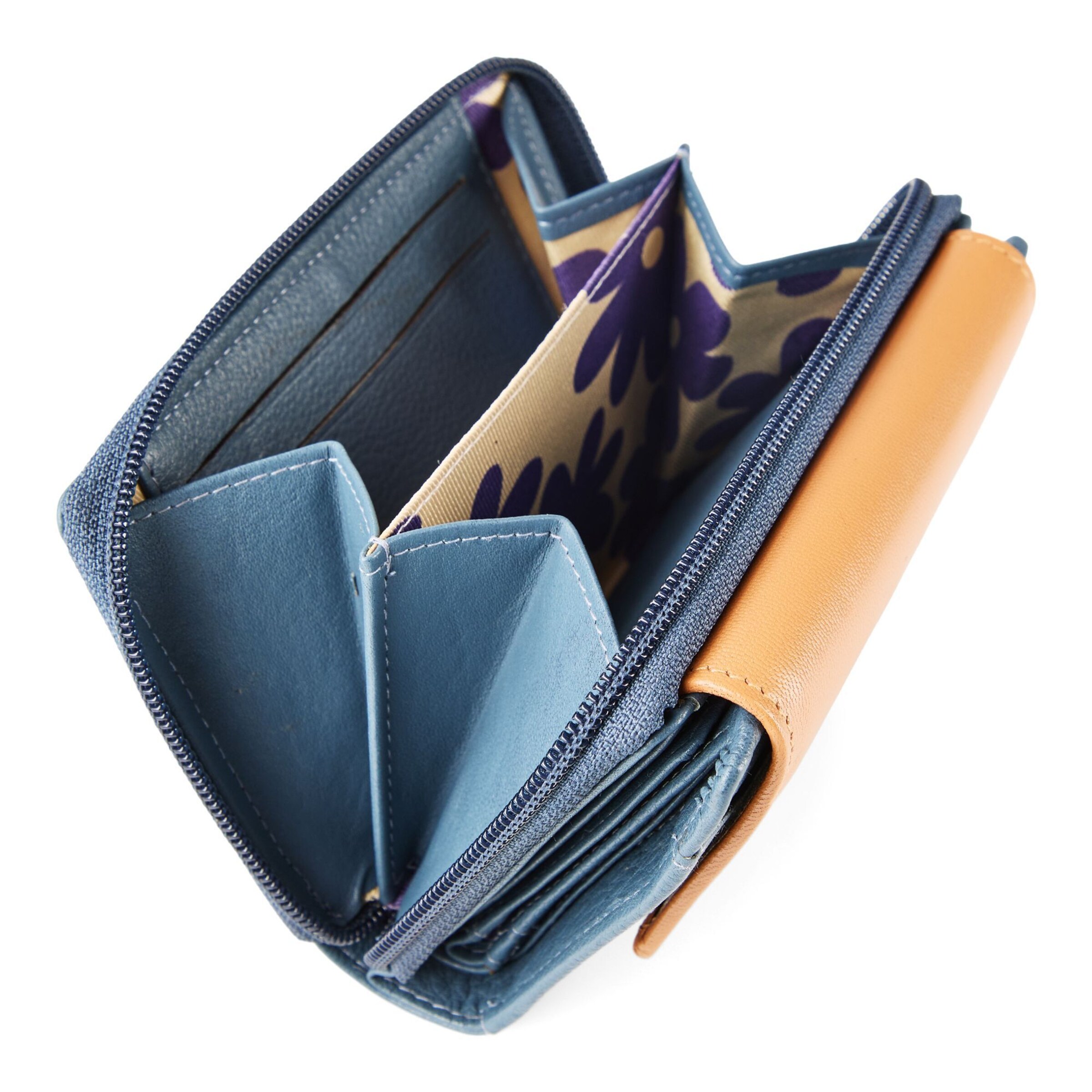 Portamonete 'Nappa' di GREENBURRY in blu