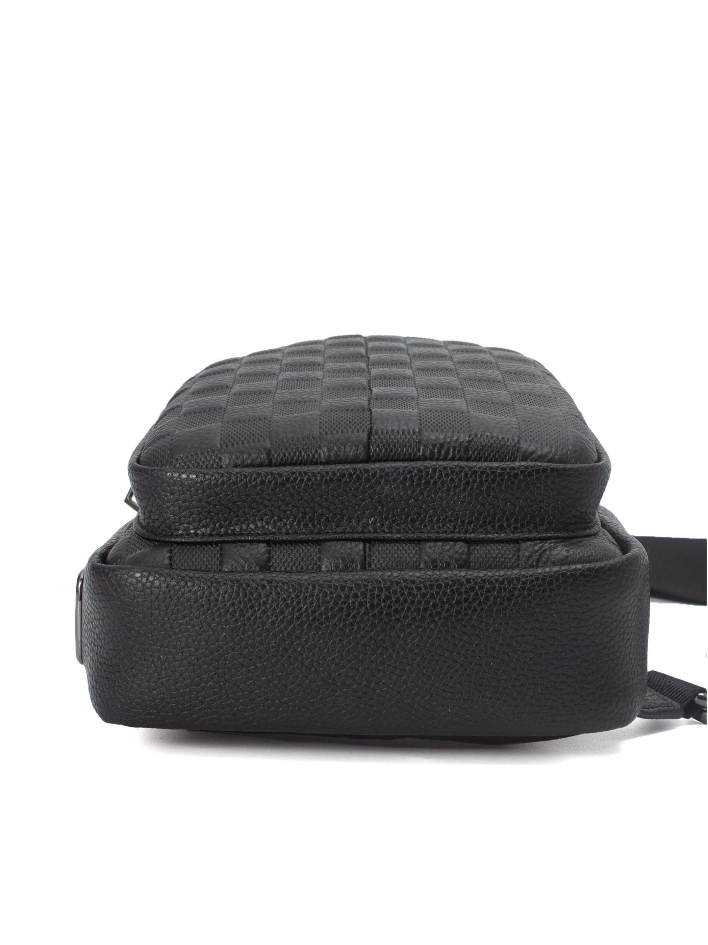 Sac à bandoulière 'AMBRÉNOIR FINGERPRINT RECOGNITION' CYCAS D'OR en noir