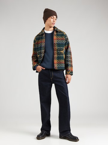 Abercrombie & Fitch Prehodna jakna | zelena barva