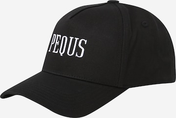 Pequs - Gorra en negro: frente