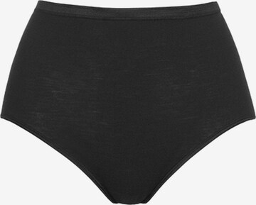 Hanro Panty ' Woolen Silk ' in Black: front