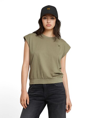 G-STAR Top in Groen: voorkant