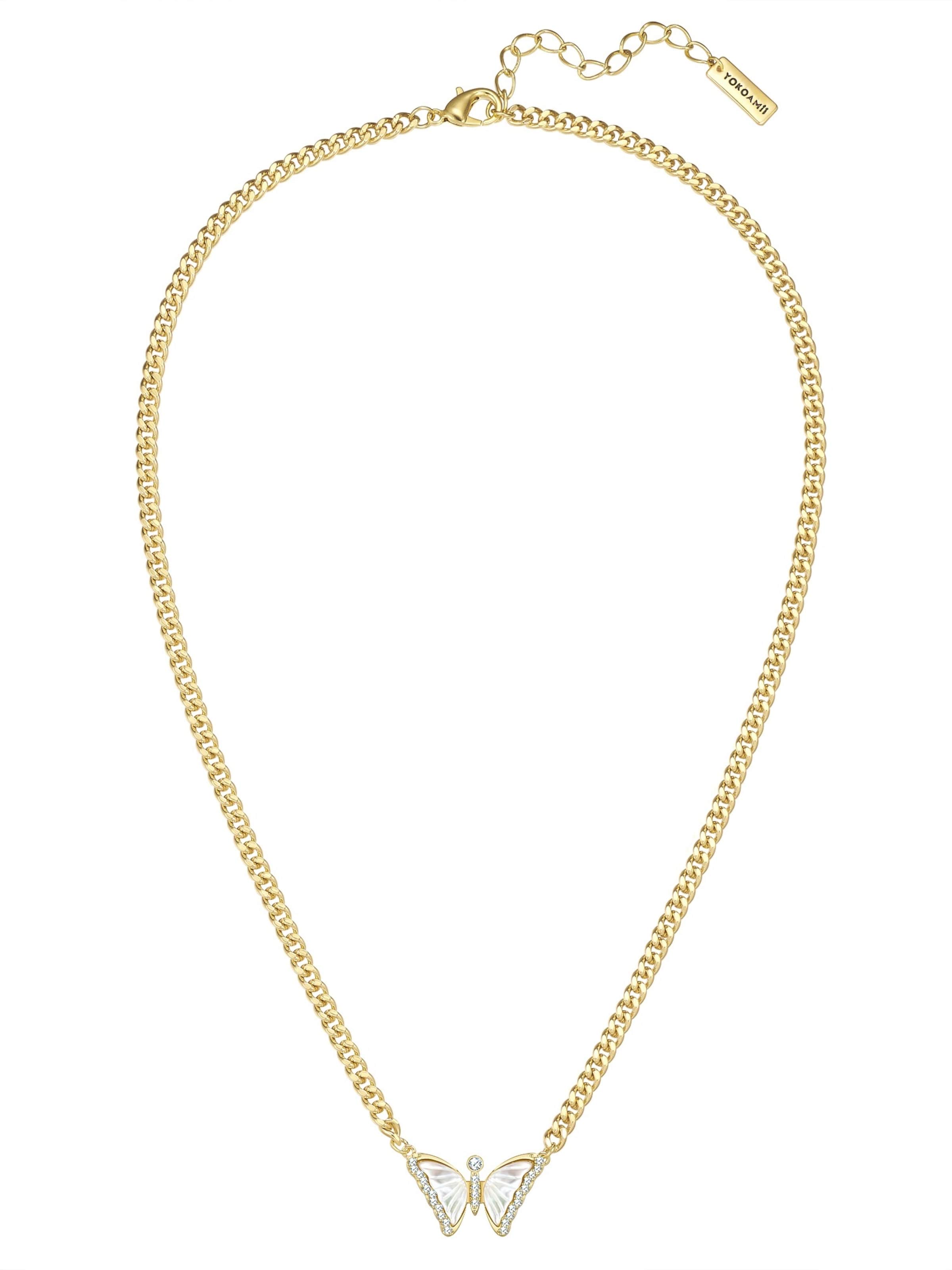 Collana di Yokoamii in oro: frontale