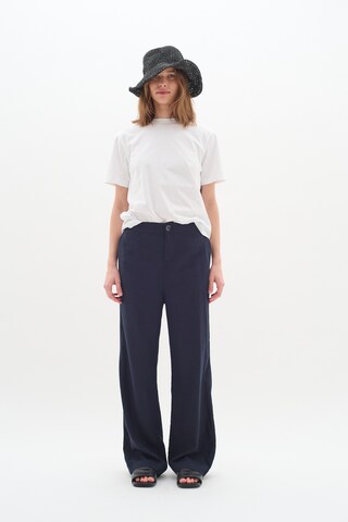 InWear Wide Leg Hose 'Ellie' in Blau