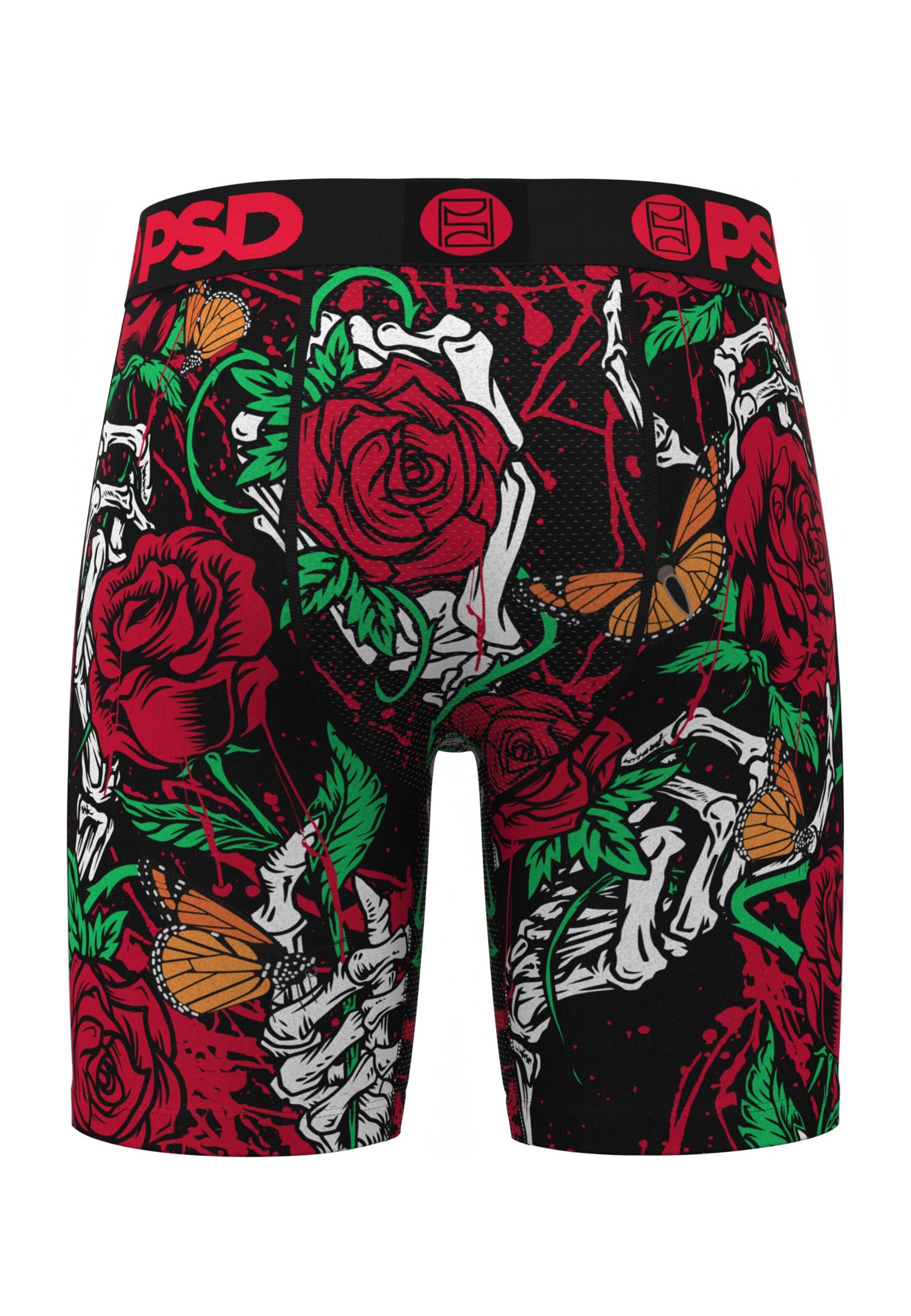 PSD Boxer shorts 'Eternal Roses' in Black