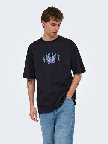 Only & Sons T-Shirt 'ONSKEANE' in Schwarz: Vorderseite