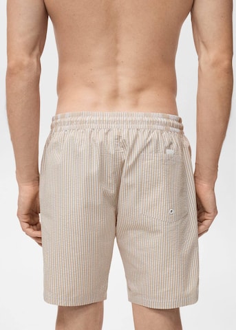 MANGO MAN Swim Trunks 'Seer' in Beige