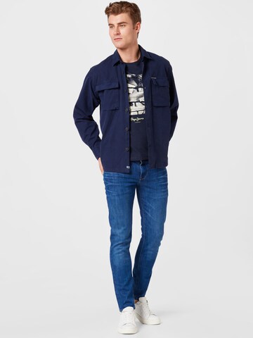 Pepe Jeans Slimfit Jeans 'Hatch' i blå