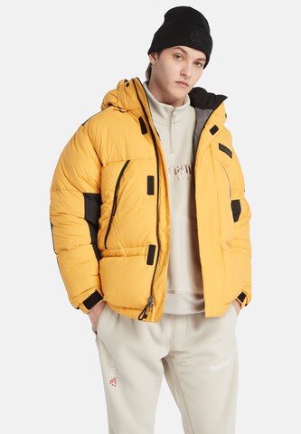 TIMBERLAND - Chaqueta de invierno en amarillo: frente