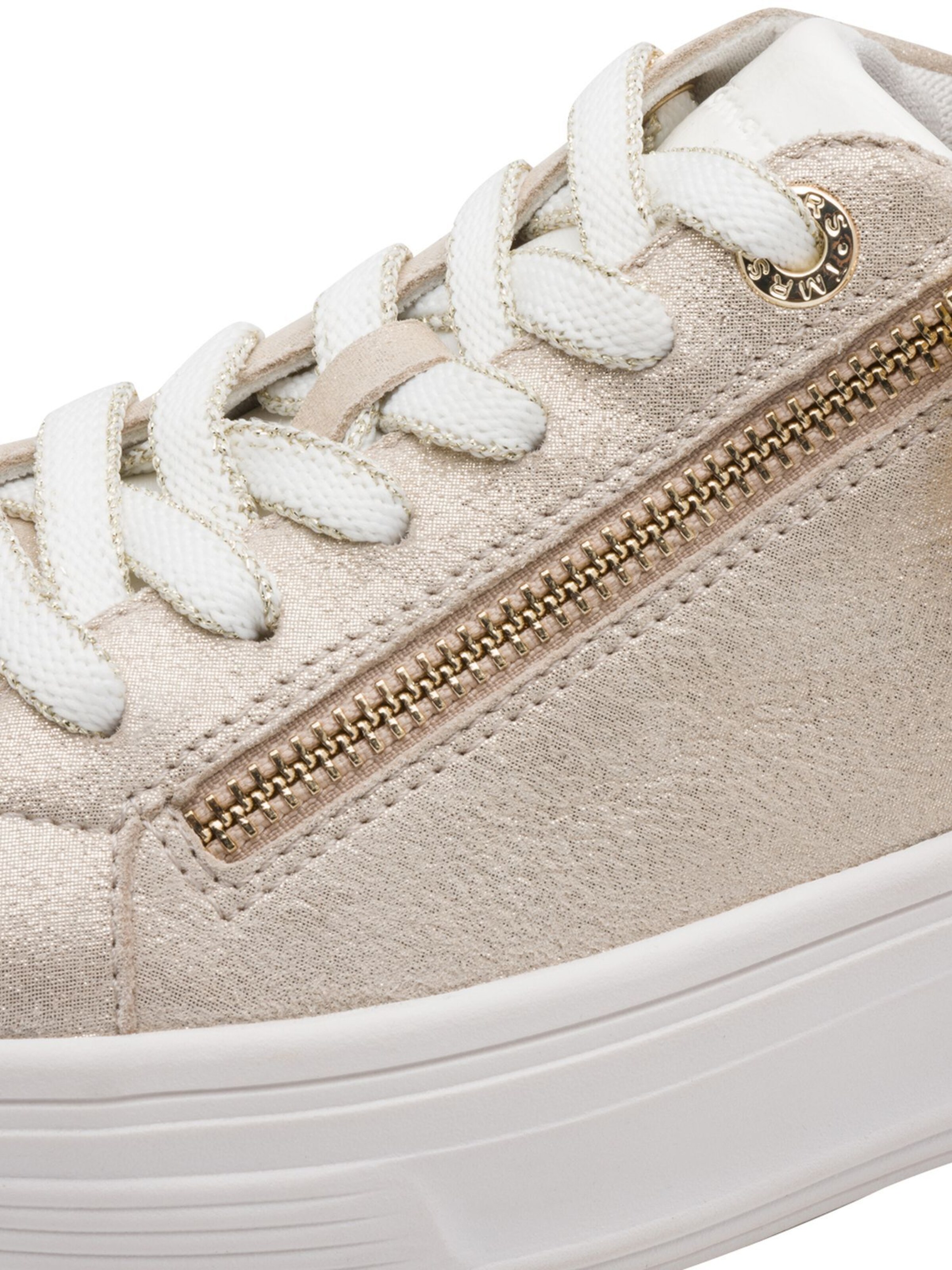 Tamaris Platform trainers in Gold