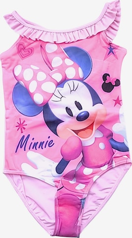 Disney Minnie Mouse Swimsuit in Pink: front