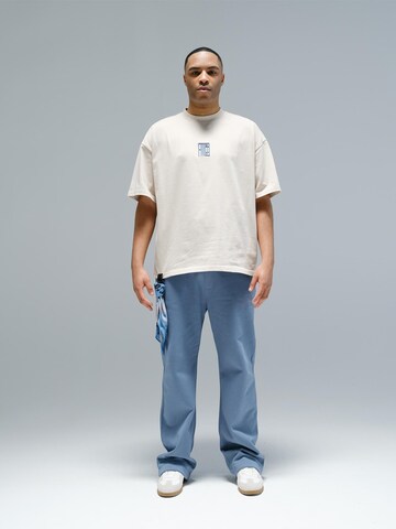 Alessandro Magno Loose fit Workout Pants 'ESSENTIALS' in Blue: front