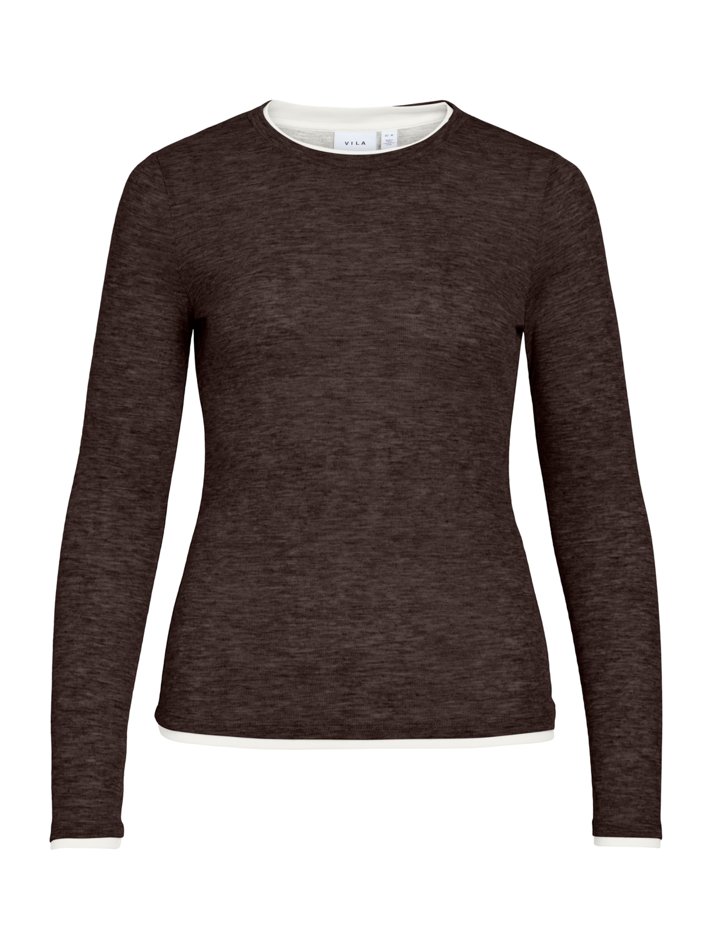 T-shirt 'VIELIANNE' VILA en marron : devant