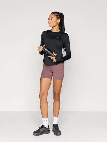 NIKE Skinny Workout Pants 'SWIFT' in Brown