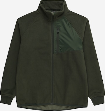 NAME IT Functionele fleece jas 'MOVE 03' in Groen: voorkant