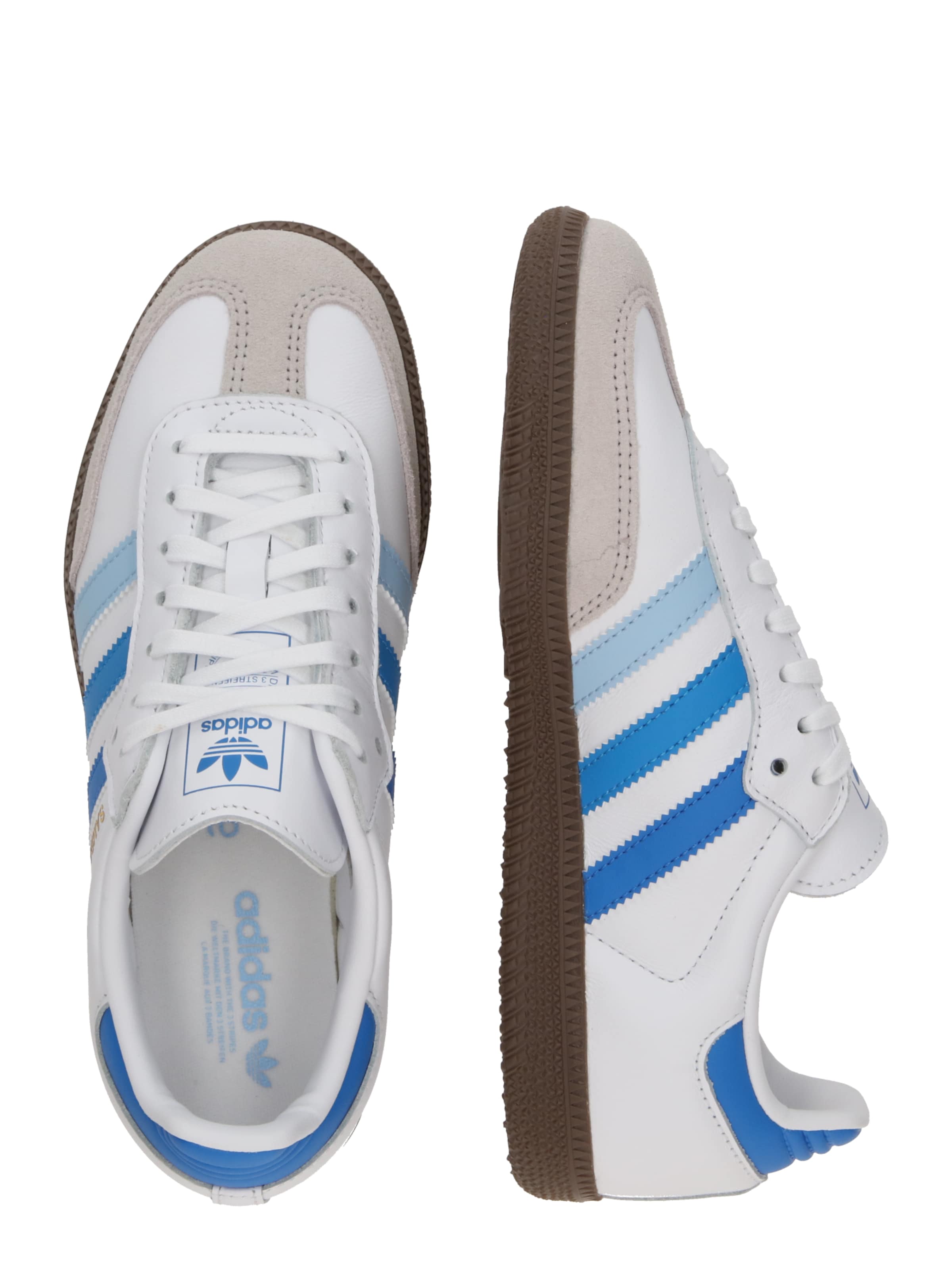 ADIDAS ORIGINALS Tenisky 'SAMBA' – bílá