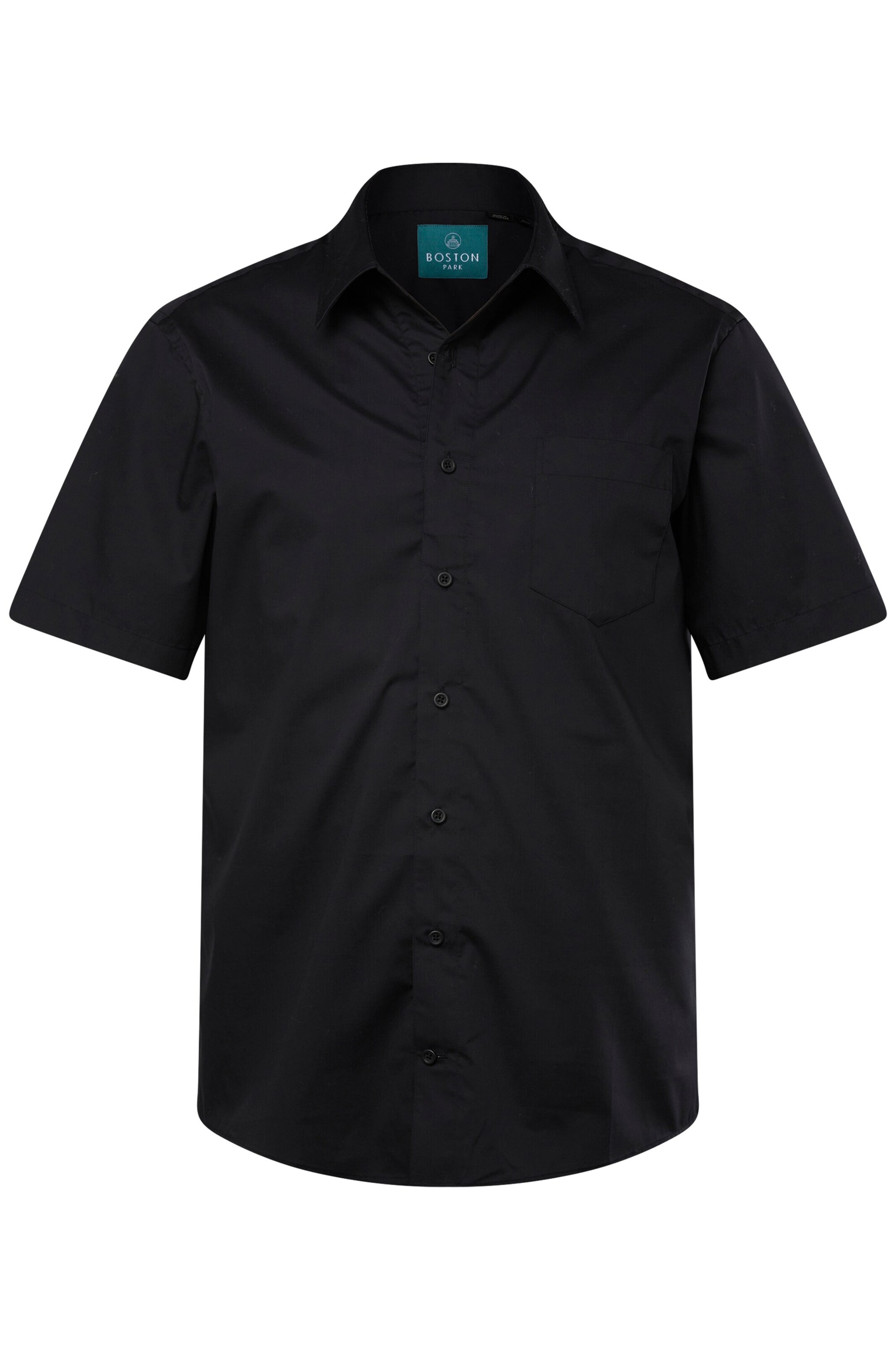 Chemise Boston Park en noir : devant