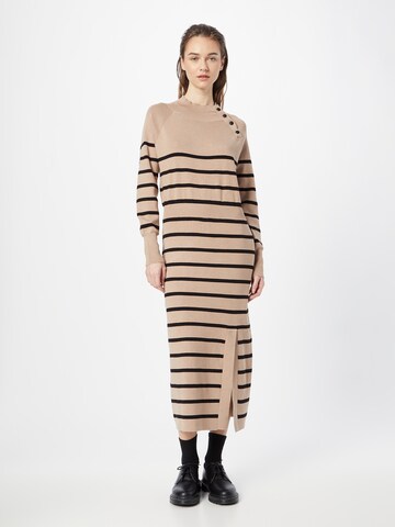 Lindex Gebreide jurk 'Tamara' in Beige: voorkant