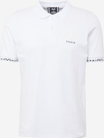 19V69 ITALIA Shirt 'HARRY' in Wit: voorkant